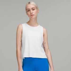 Lululemon Train to be Tank - black and white shibori